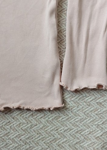 H&M marka Uzun Kollu Basic Tişört - Görsel 3