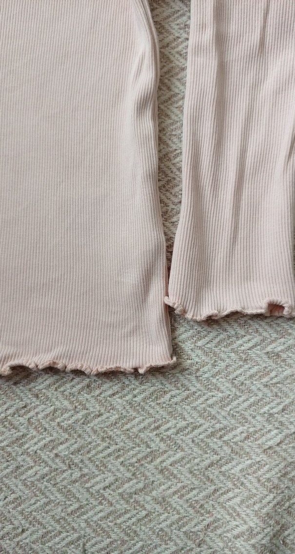 H&M marka Uzun Kollu Basic Tişört - Görsel 3