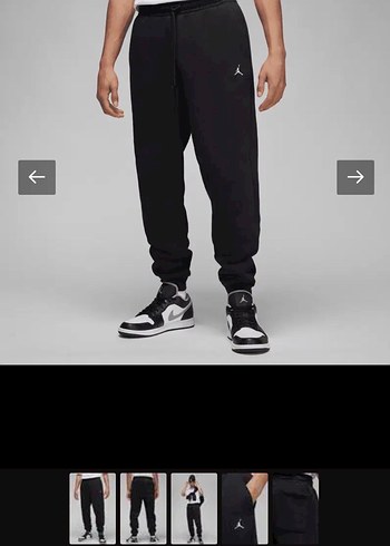 Jordan Brooklyn Fleece Siyah Eşofman Altı - Görsel 6