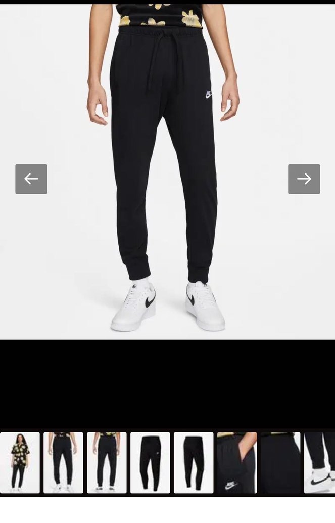 Nike Siyah Erkek Spor Eşofman Altı - Görsel 4