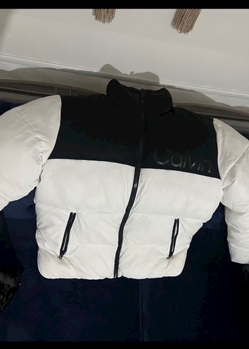 Calvin Klein Calvin Beyaz Siyah Sisme Mont