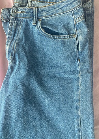 Mavi Rahat Kesim Normal Bel Kot Pantolon - Görsel 3