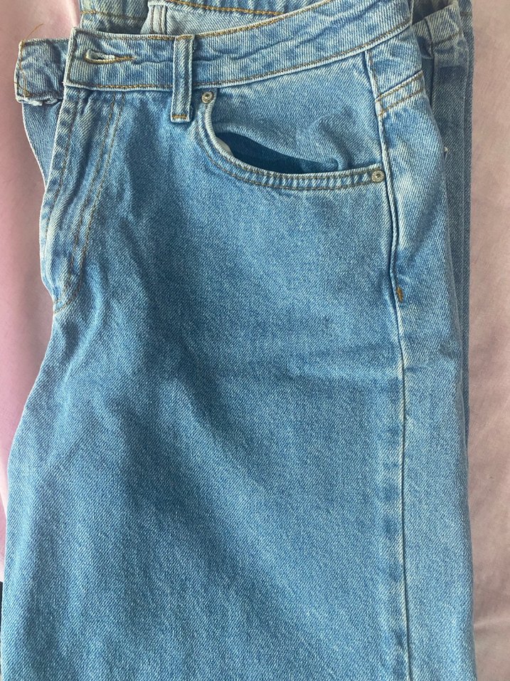 Mavi Rahat Kesim Normal Bel Kot Pantolon - Görsel 3