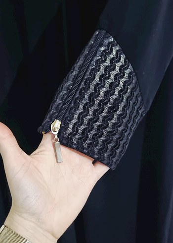 Nakışlı Lacivert Kadın Uzun Kol Elbise - Görsel 2