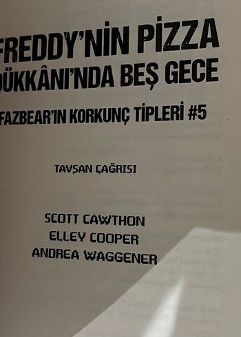 Fnaf serisi karabakal,yaklaş bakalım,tavşan cagrisi,anormaller