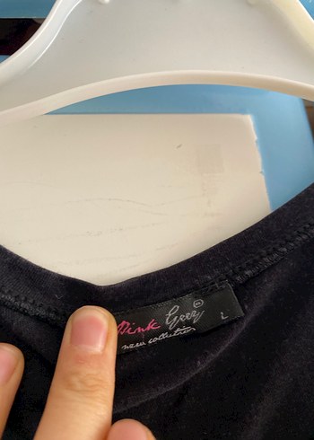 Siyah 1980 Baskılı Hamile Tişörtü - Görsel 4