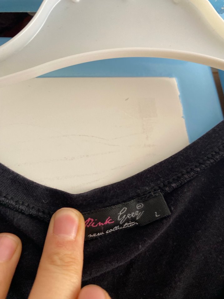 Siyah 1980 Baskılı Hamile Tişörtü - Görsel 4