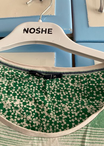 Yeşil Çizgili Kısa Kollu Erkek Tişört - Görsel 5