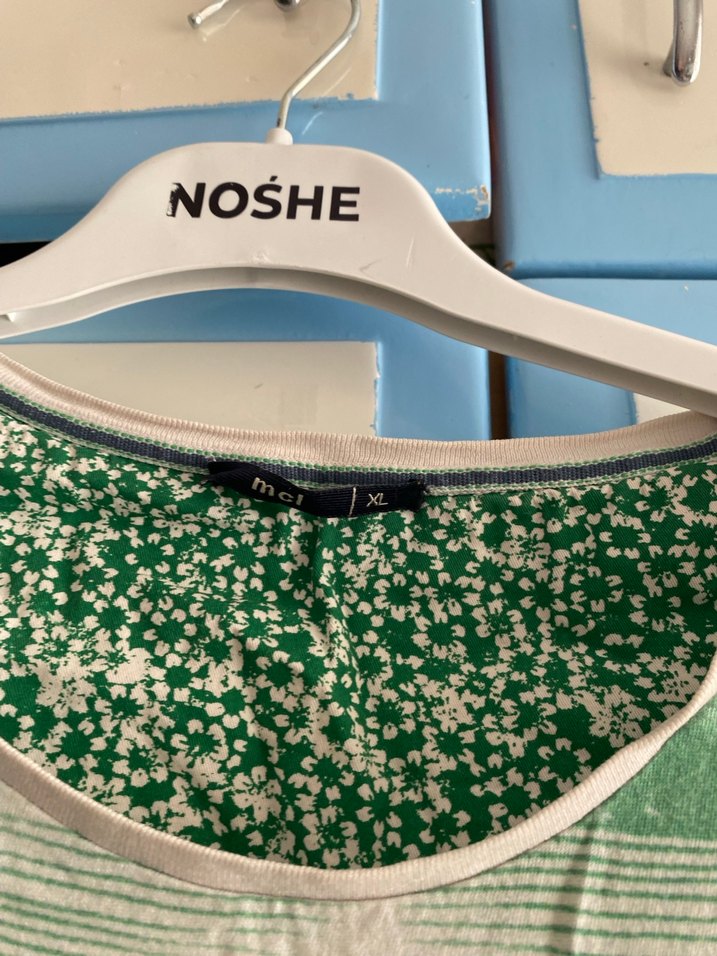 Yeşil Çizgili Kısa Kollu Erkek Tişört - Görsel 5