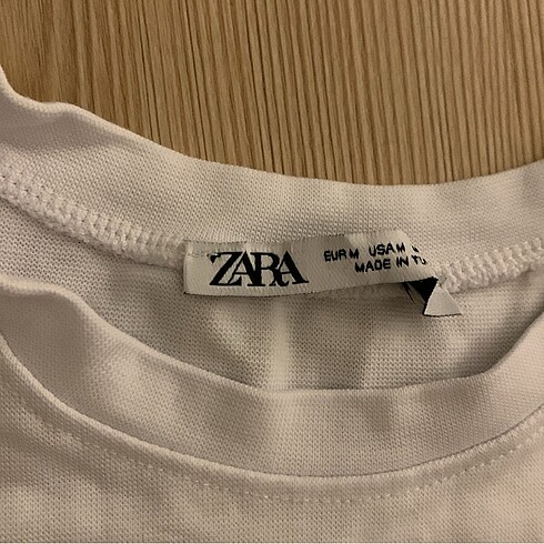 Zara Zara beyaz crop
