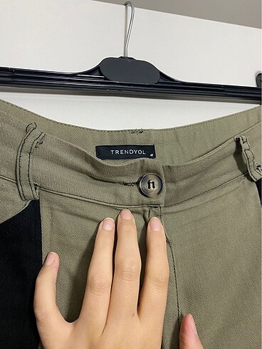 40 Beden haki Renk Trendyolmila pantolon