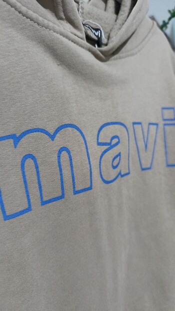 xl Beden Mavi orjinal sweatshirt