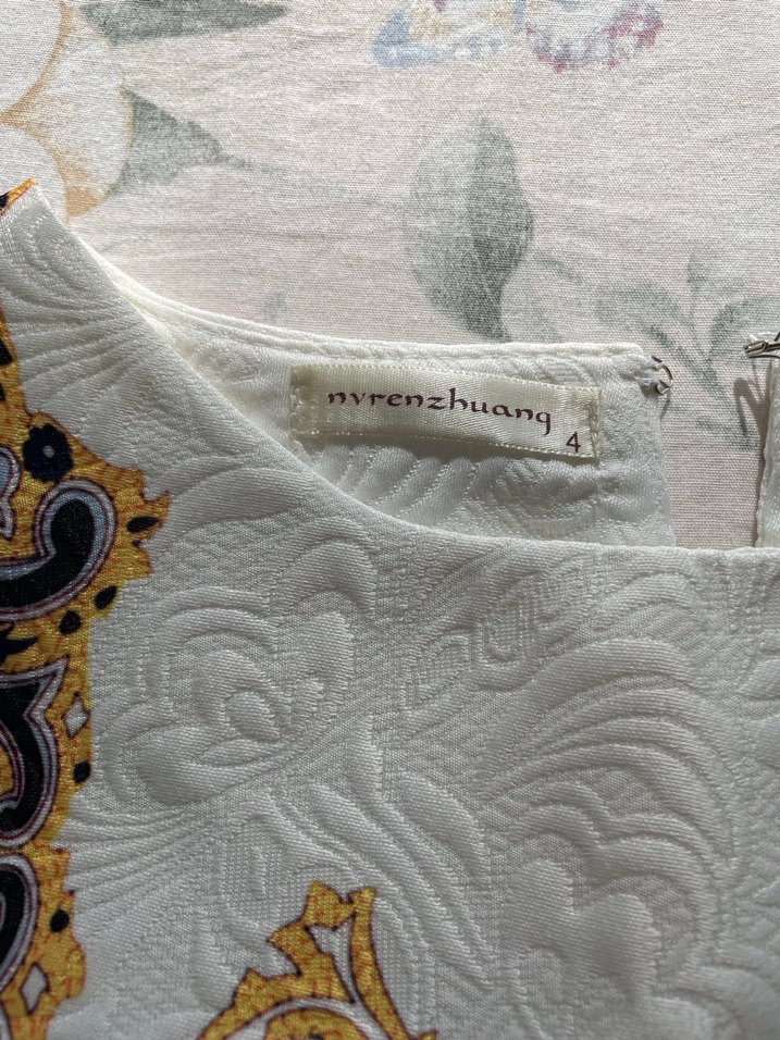 Desenli Dantel Detaylı Elbise - Görsel 2