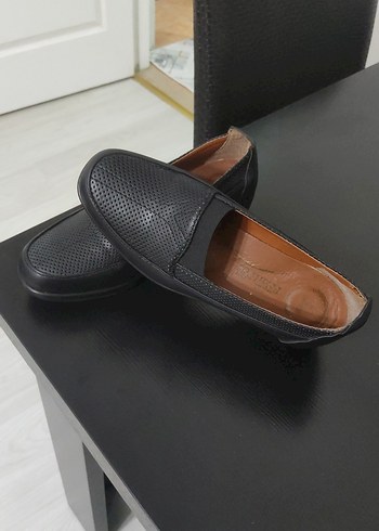 Erkek Siyah Klasik Tokalı Ayakkabı