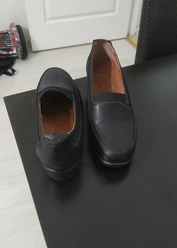 38 Beden Erkek Siyah Klasik Tokalı Ayakkabı