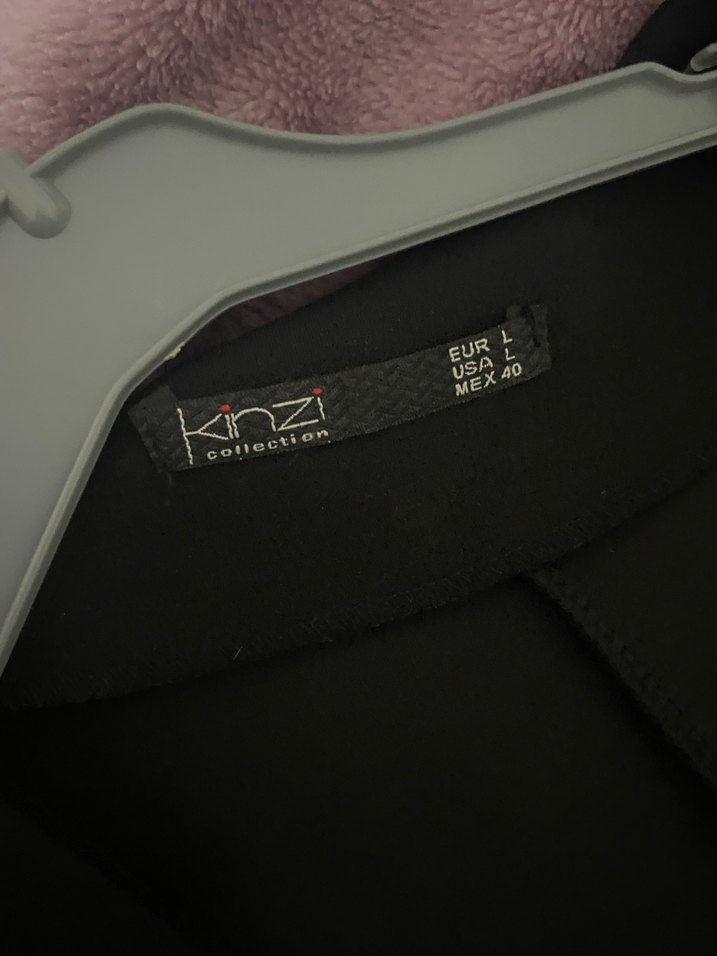 Siyah Uzun Kollu Kadın Ofis elbisesi - Görsel 3