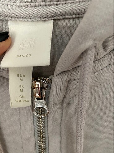 H&M Fermuarlı sweat