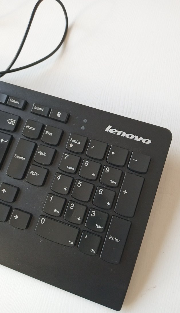 Lenovo Siyah Kablolu F Klavye - Görsel 2