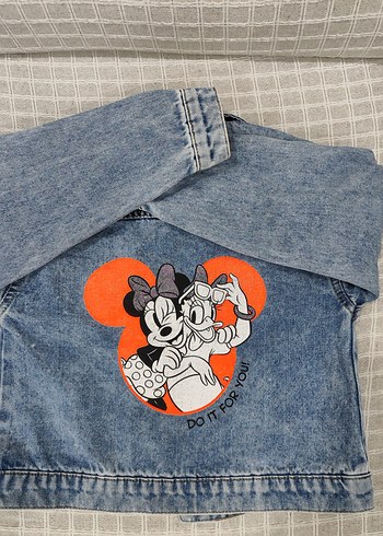 Kız Çocuk Kot Ceket Fırfırlı 5_6 yaş - Görsel 4