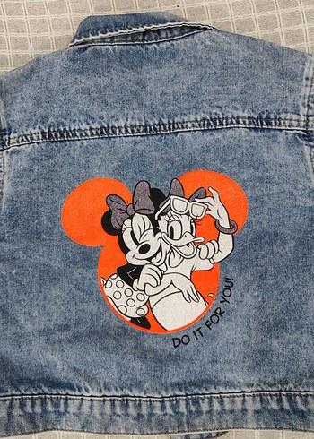 Kız Çocuk Kot Ceket Fırfırlı 5_6 yaş - Görsel 3