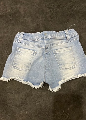 LC Waikiki Kızlar için Bağcıklı Pastel Mavi Denim Şort