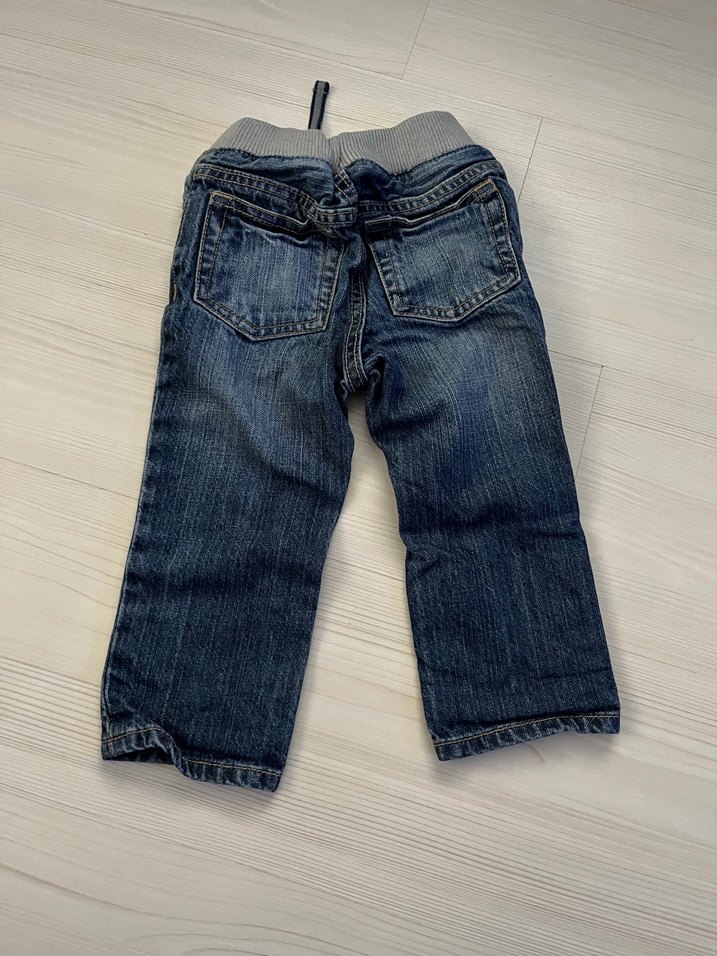 Erkek Çocuk Bol Kesim Gri Kot Pantolon - Görsel 2