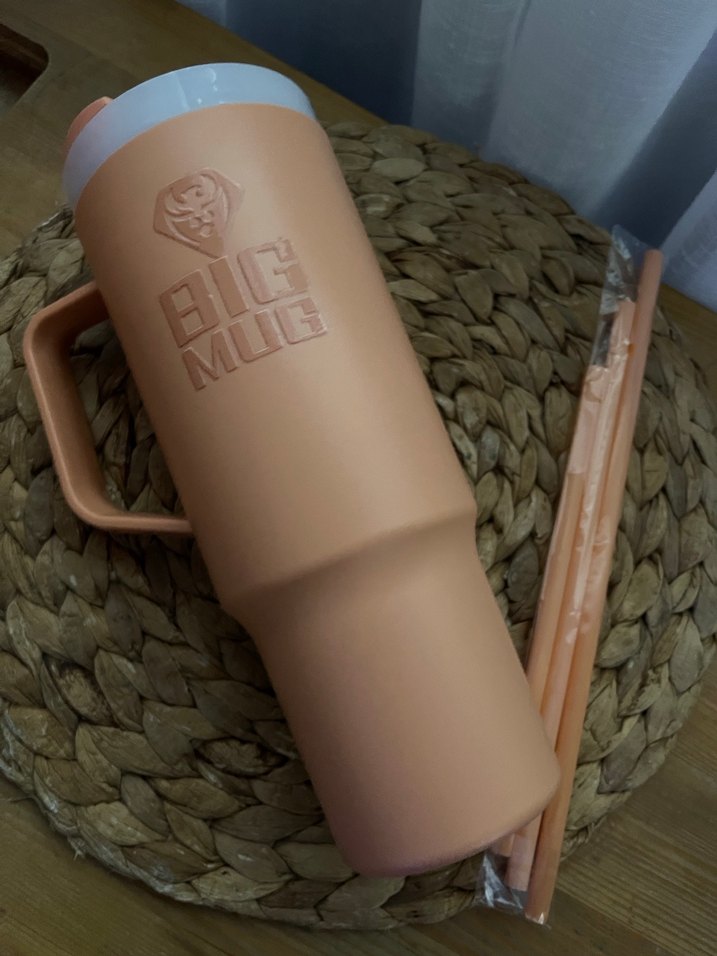 Turuncu Büyük Termos Kupa - Görsel 3