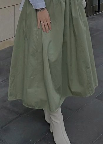 Bej Deri Fermuarlı Kadın Bot - Görsel 2