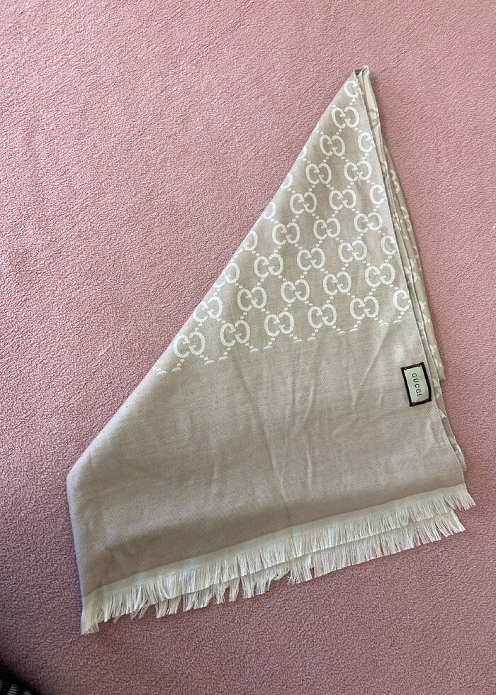 Yün ipek şal - Görsel 3