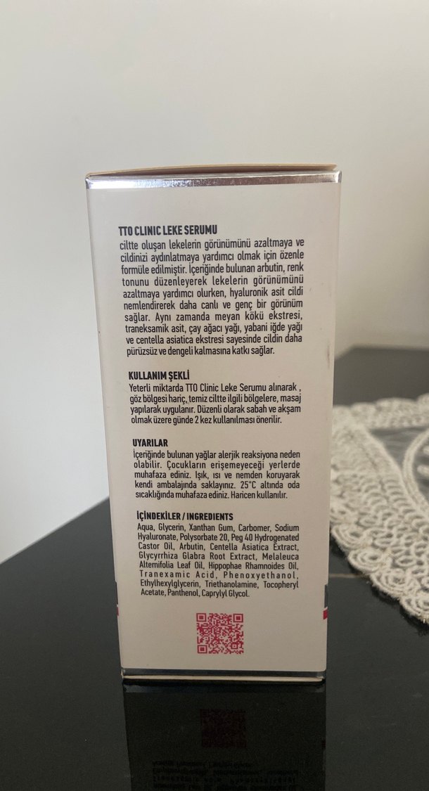 TTO Clinic Termal Leke Serumu Beyaz - Görsel 2