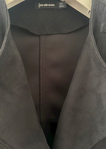 Kadın Siyah Süet Biker Ceket - Görsel 4