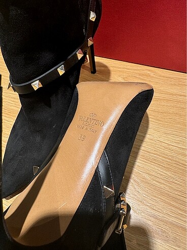 39 Beden siyah Renk Valentino Rockstud Topuklu Bot