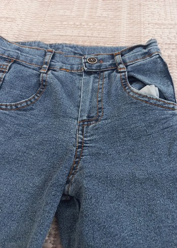 Civil Erkek Çocuk Gri Denim Kemerli Şort