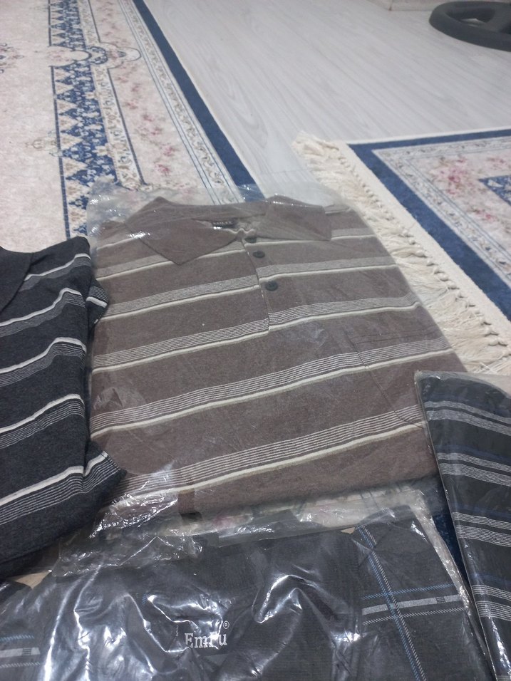 Gri Erkek Polo Tişörtü, Kısa Kollu, Rahat Kesim - Görsel 3