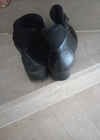 Siyah Minimalist Gotik Erkek Botu - Görsel 4