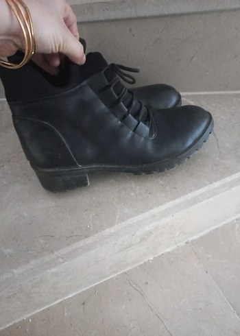 Siyah Minimalist Gotik Erkek Botu - Görsel 3