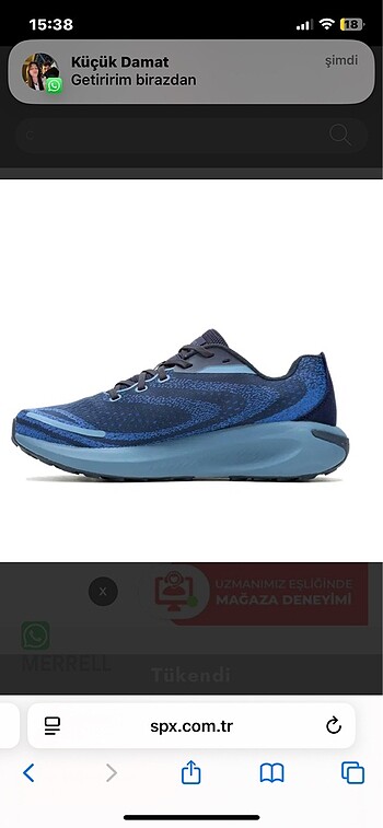 MERRELL ERKEK SPOR AYAKKABI