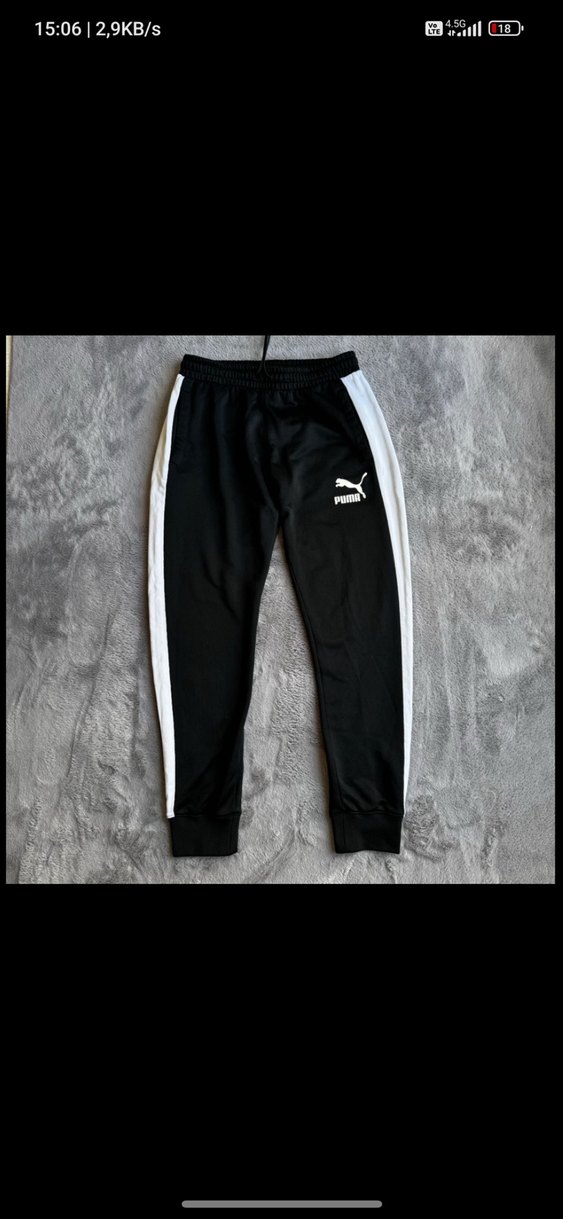 Puma Siyah t7 eşofman altı - Görsel 3