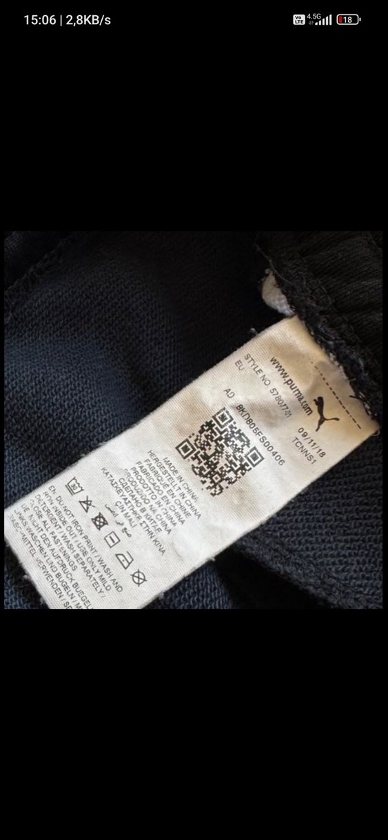 Puma Siyah t7 eşofman altı - Görsel 4