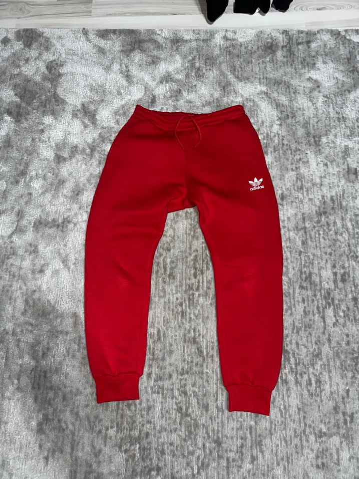 Kırmızı Adidas unisex Eşofman Altı - Görsel 2