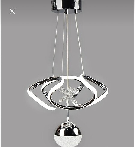 Led avize dron krom