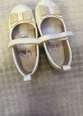 Kız Çocuk Beyaz Tokalı Babet Ayakkabı - Görsel 5