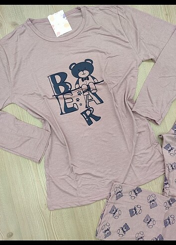 Diğer Yazlık uzun kollu pijama takımı