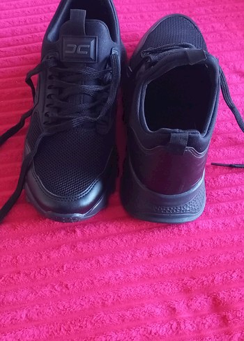 Siyah Bağcıklı Spor Erkek Sneakers - Görsel 3