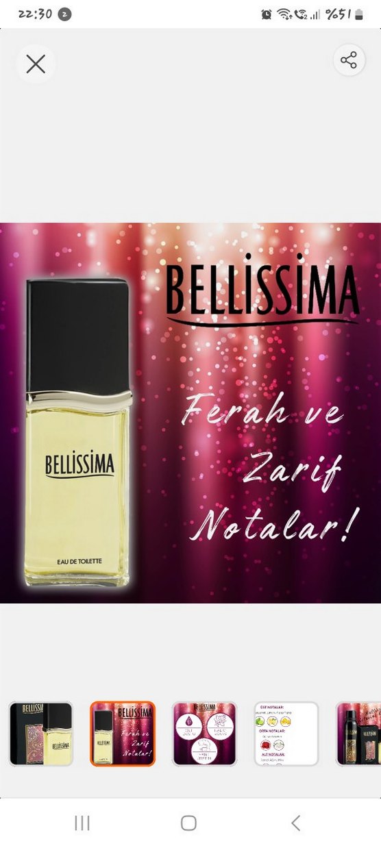 Bellissima Kadın Parfümü 60ml Eau de Toilette - Görsel 5