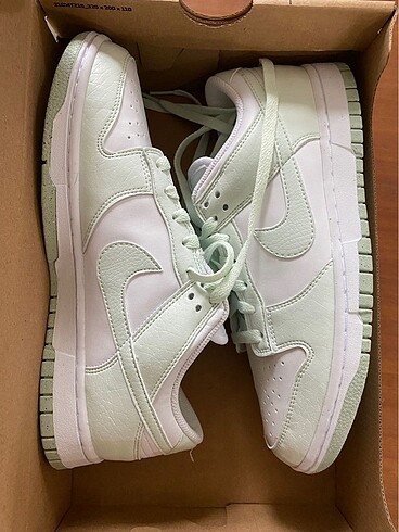 40,5 Beden Nike Dunk Low mint white