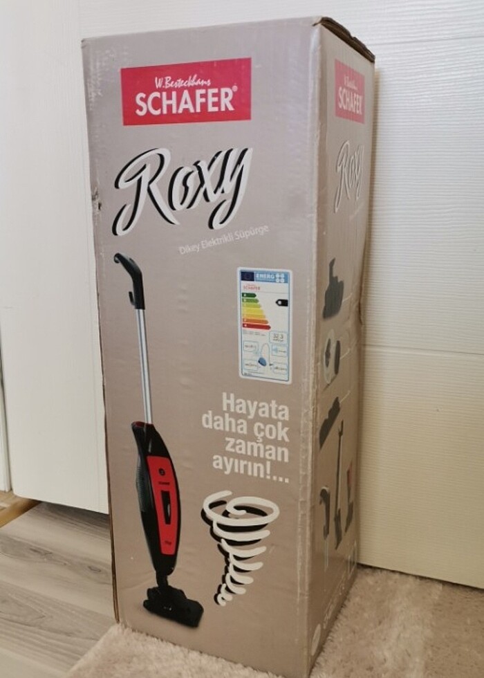 Schafer Roxy Dik Elektrik Süpürgesi. Siyah Rosegold - Görsel 2
