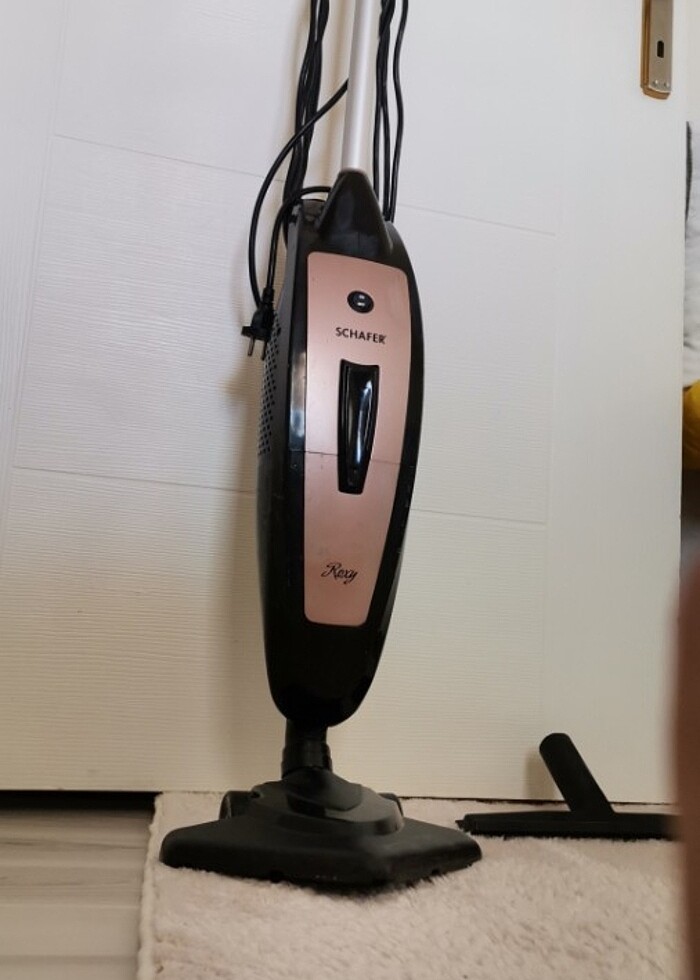 Schafer Roxy Dik Elektrik Süpürgesi. Siyah Rosegold - Görsel 3
