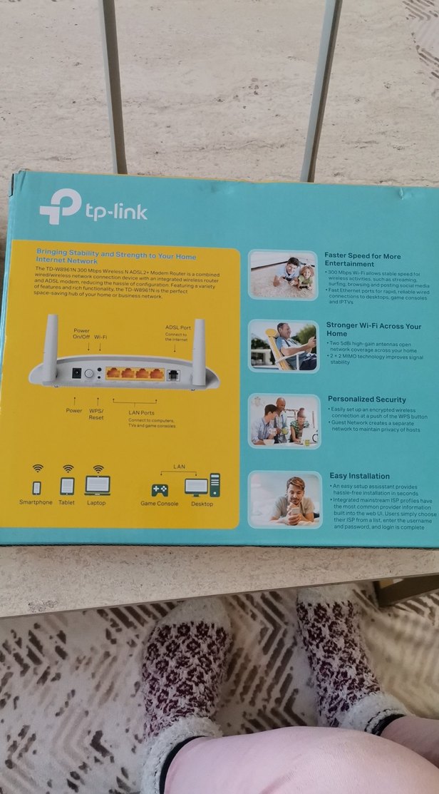 Beyaz TP-Link TD-W8961N Modem Router - Görsel 4