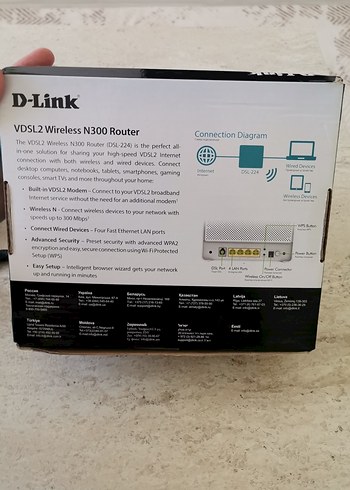 D-Link DSL-224 VDSL/ADSL Modem Router Beyaz - Görsel 7